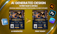 convert ai generated designs into print ready editable PSD, ai