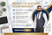 be your expert graphic designer for all branding