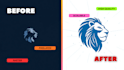do manual vector tracing, redraw, recreate, vectorise  ai design