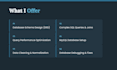 write sql queries, design databases, and optimize mysql performance