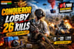 professional free fire and gaming youtube thumbnails