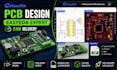 design pcb simulate in proteus and develop arduino firmware