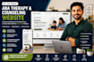 design a professional aba therapy and  squarespace website