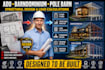 design adu, barndominium, pole barn house plan with structural load calculation