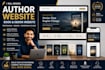 design an author website, book website, and ebook website