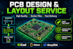 convert your circuit schematic into pcb layout design