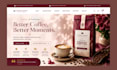 build coffee website coffee shopify store beverage website coffee label tea shop
