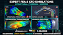 fea, cfd simulation, structural strength, motion analysis, thermal, ansys abaqus