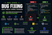 fix react nodejs express bugs and errors