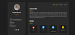 build a stylish HTML CSS portfolio website