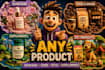 create unique claymation ads for ecommerce brands