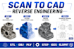 do reverse engineering, 3d scan to cad, stl to step conversion