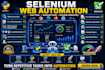 create selenium bots for web automation and data extraction