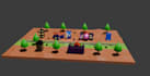 creat low poly 3d model