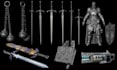 3d game props modeling weapon environment assets low poly high detail models