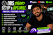 setup and optimize obs studio for twitch, youtube, and kick