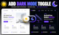 add dark mode toggle to your website in 24h