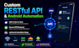 develop custom restful API and automate android SMS sync to PHP server