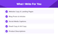 write persuasive sales copy and content