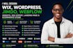 design wix website webflow wordpress jimdo seo landing page ecommerce