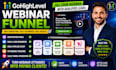 build a high converting gohighlevel webinar funnel