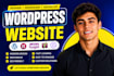 fix design or build a professional wordpress website divi