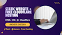 build a fast, responsive landing page with cloudflare deployment