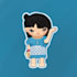 draw custom hirono inspired chibi
