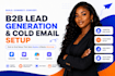 targeted b2b lead generation cold email outreach on clay com instantly smartlead