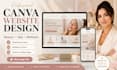 design a canva website for beauty, spa, or wellness brands