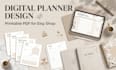 design aesthetic printable and digital planners