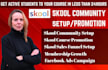 setup skool community, skool course, online community membership growth