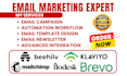 design editable html email templates on brevo beehiiv flodesk mailchimp klaviyo