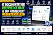 setup it documentation IT glue ninjaone proprofs confluence hudu jira m files