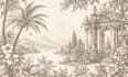create custom toile de jouy seamless pattern for fabric and textile design