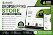 design a premium shopify dropshipping website