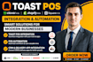 toast pos integration, pos automation, CRM delivery app integration