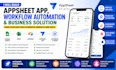 build appsheet app, appsheet automation and business database solution