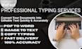 provide data entry and PDF conversion