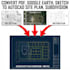 create autocad site plan, subdivision from PDF, google earth and sketch