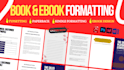 ebook formatting paperback layout KDP book cover formatting epub conversion