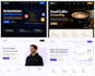 design front end developer website using HTML CSS js