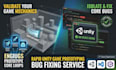 program a rapid unity game prototype or fix core gameplay bugs,unity developer