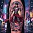 make anime tattoo design