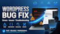 repair wordpress errors, bugs, and website problems