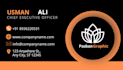 design modern professional business card