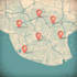 do flat business vector maps of any location