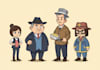 draw cartoon style illustration