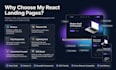 build a premium react landing page with tailwind CSS