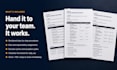 write clear sops, process documentation and operations manuals